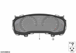 62109842918 - Instruments, Measuring Systems: Instrument Cluster for BMW Image