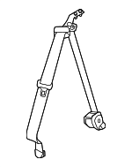 888441GR0A - Body: Lap &amp; Shoulder Belt for Nissan Image