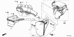 17212PLC000 - Electrical/Exhaust/Heater/Fuel: RUBBER, AIR CLEANER MOUNTING for Honda Image