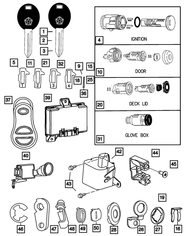 5107067AA - : Alarm Siren, Export for Mopar Image