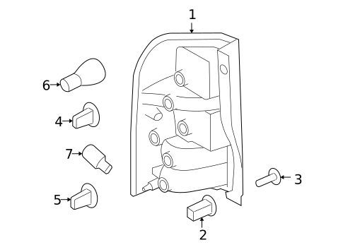 Bulbs - Chassis for 2007 Land Rover LR3 #1