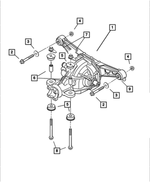 5038307AE - Rear Axle: Rear Axle Differential for Mopar Image