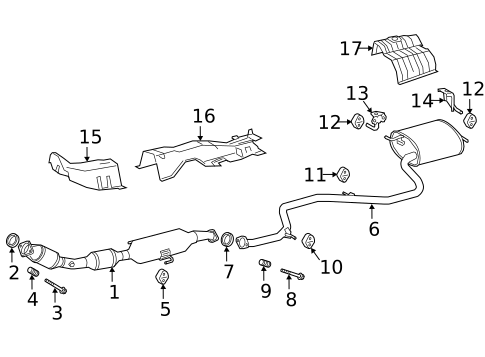 Mai2020さん 専用 Exhaust Components for 2020 Toyota Corolla | OEM Parts Online