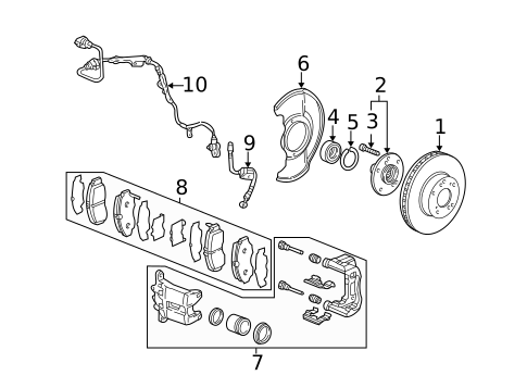 Anti-Lock Brakes for 1999 Acura TL #1