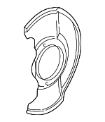 45255S0KA00 - Brakes: Splash Shield for Acura Image