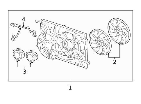 Cooling Fan for 2017 Chevrolet Traverse #0