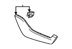 554020E020E3 - Body: Lower Pad for Toyota Image
