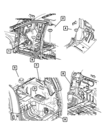 5109588AA - Body Sheet Metal Except Doors: Body Plug for Mopar Image image