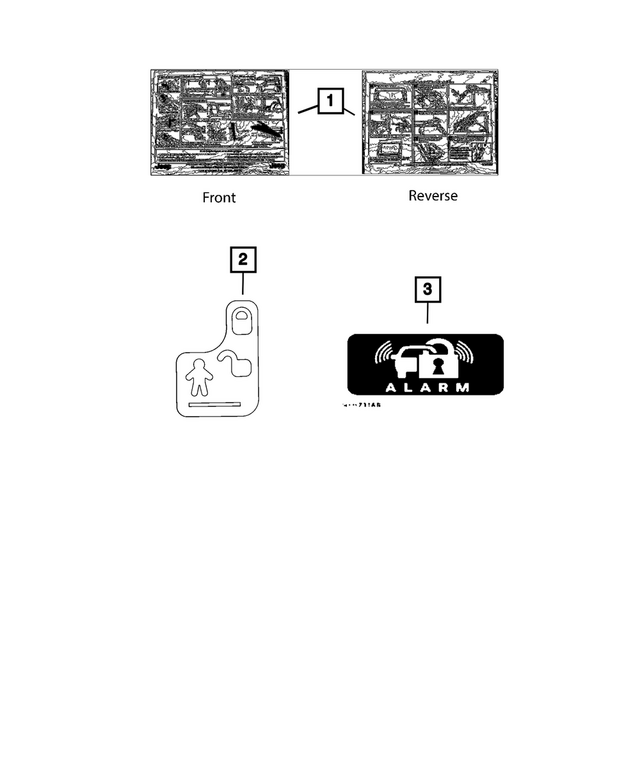 68297667AE - Labels: Soft Top Instructions Card for Mopar Image image