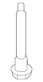 54368JA010 - Suspension: Lower Control Arm Rear Bolt for Nissan Image