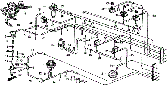 MT No. 1 Tubing ('86-'87 HF) (KA) for 1987 Honda Civic #0
