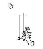 1630431037 - Cooling System: Water Outlet for Lexus: GS300, GS350, GS450h, IS250, IS300, IS350, RC300, RC350 Image