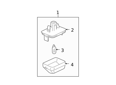 License Lamps for 2003 Mazda 6 #0