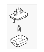 GJ6A51270C - Electrical: License Lamp for Mazda: 6, CX-5, CX-7 Image