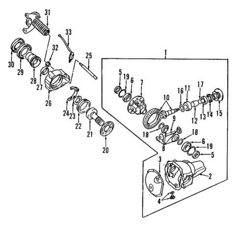 Front Axle for 1992 Mitsubishi Mighty Max #0