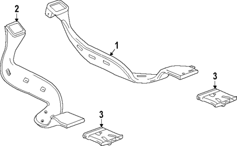 Ducts for 2025 Cadillac Escalade ESV #1