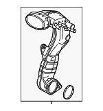 RZ1Z9C675A - Engine: Engine Air Intake Hose for Ford Image