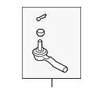 4547009180 - Steering: Outer Tie Rod for Toyota Image