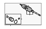 4347009V50 - : Outer Joint Assembly for Toyota Image
