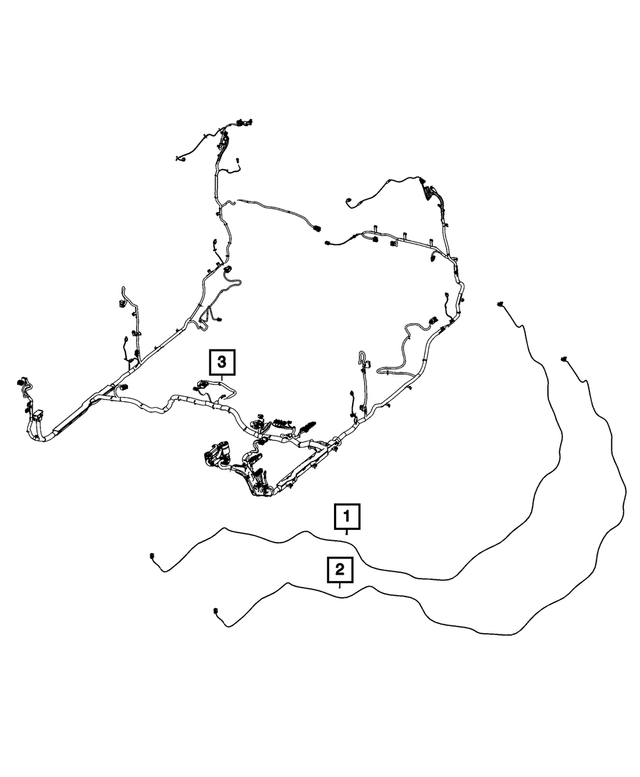 68148278AD - Electrical: Jumper Cable for Ram: 1500, 1500 Classic Image