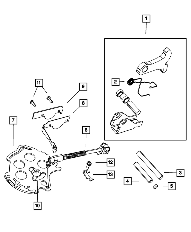 4800276AB - : Parking Sprag Rod for Mopar Image