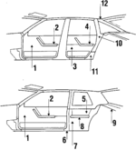 20466757 - Body: Door Trim Panel for Pontiac: Phoenix Image
