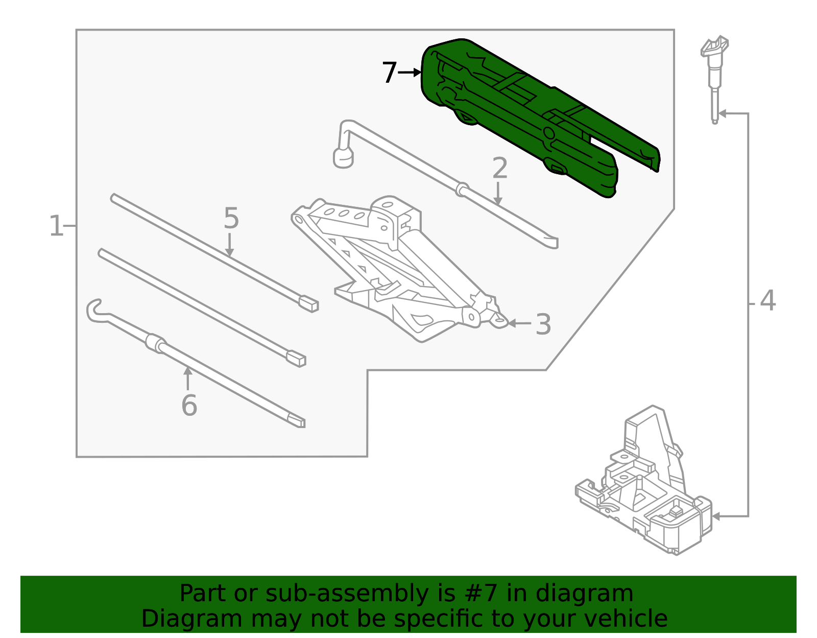 2021-2025 Ford F-150 | Tool Bag | ML3Z-17005-B | Walls' Ford Parts