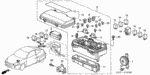 38216SM4003 - Electrical/Exhaust/Heater/Fuel: FUSE, BLOCK (80A) for Honda Image