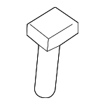 LR093948 - : Roof Molding Bolt for Land Rover: Range Rover Velar Image