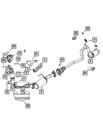 RL090351AC - Exhaust: Diesel Particulate Filter Assy, Remanufactured for Mopar Image