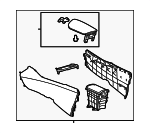 5891010070C0 - Body: Console Assembly for Toyota: C-HR Image