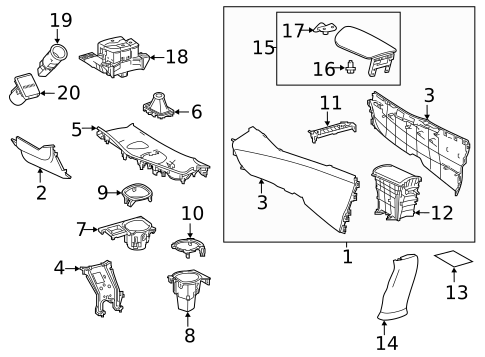 Parking Brake for 2018 Toyota C-HR #2
