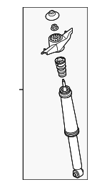 31476295 - : Suspension Shock Absorber for Volvo Image