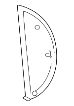 1K0858248F82V - Body: Instrument Panel Side Cover for Volkswagen: GTI, Jetta, R32, Rabbit Image