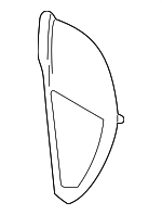 1K0858247F82V - Body: Instrument Panel Side Cover for Volkswagen: GTI, Jetta, R32, Rabbit Image