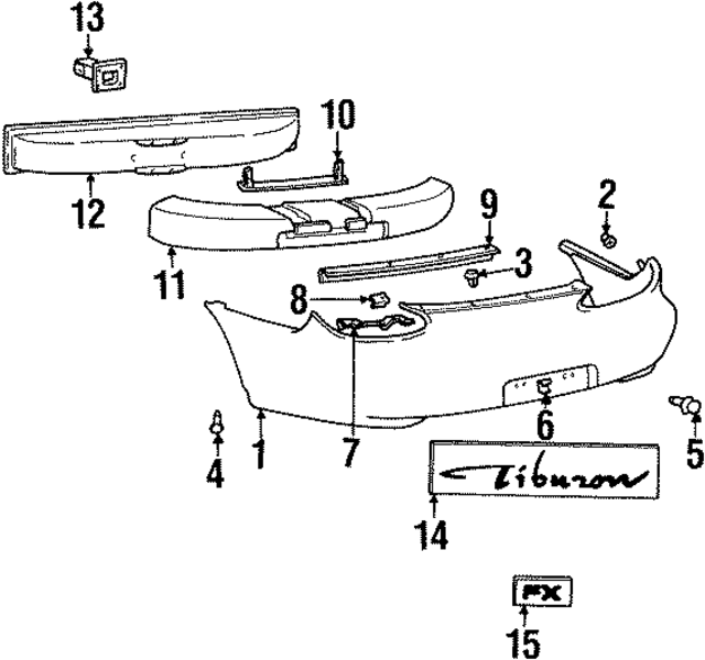 8661027010 - : Bumper Cover for Hyundai Image