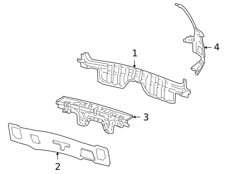 Rear Body for 2004 Audi A4 Quattro #1