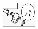 MC2Z3600AA - Steering: Steering Wheel for Ford Image
