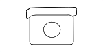 90305T6NA00 - Body: Upper Spacer Nut for Acura Image