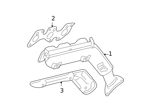 Exhaust Manifold for 2011 Toyota Tundra #0