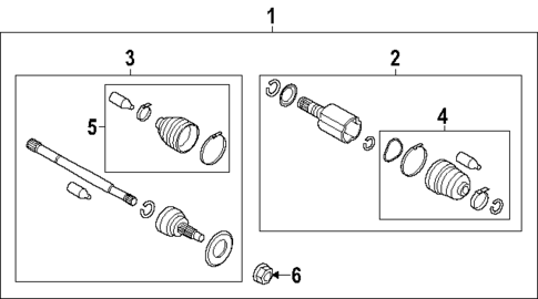 Drive Axles for 2025 Subaru Crosstrek #0