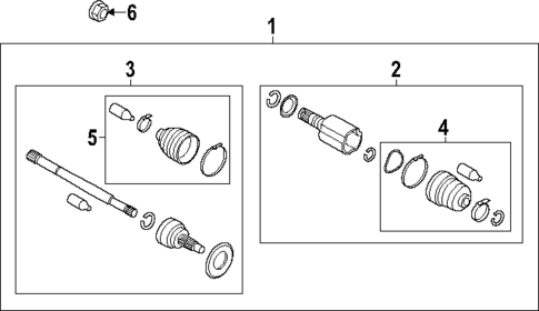Drive Axles for 2025 Subaru Crosstrek #0