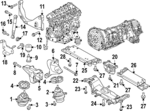 LR165083 - : Transmission Cross-Member for Land-Rover Image
