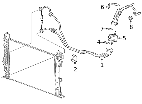 Trans Oil Cooler for 2024 Buick Envista #0