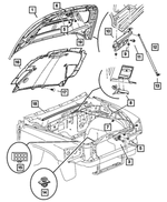 55359276AD - Body Sheet Metal Except Doors: Hood for Dodge: Dakota Image