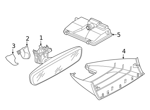 Inside Mirrors for 2020 Volkswagen Arteon #0