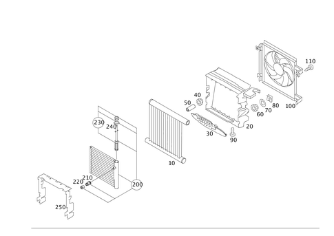 Radiator, Mounting, and Covering for 2019 Smart EQ fortwo #0