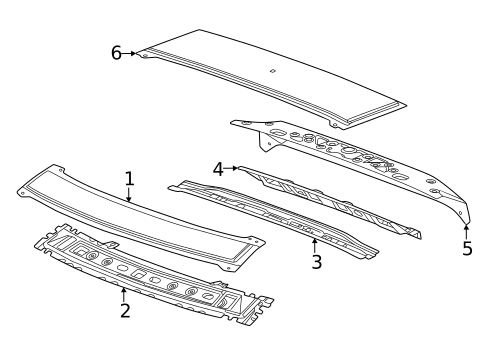 Roof & Components for 2025 GMC Sierra EV #0