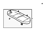 MN124459XA - Body: Seat Cushion for Mitsubishi Image