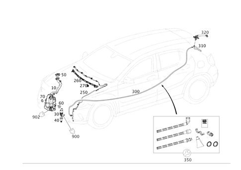 Windshield Washer for 2020 Mercedes-Benz GLA250 #0